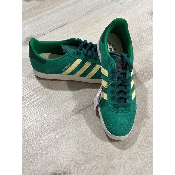 adidas Other - Adidas Gazelle Golf Shoes Green Yellow IH2268 Mens Size 11 Spikeless Sneakers
